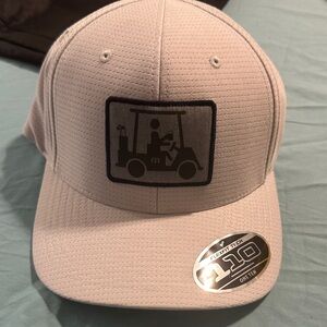 Flexfit Golf Cart Embroidered Cap - Gray
